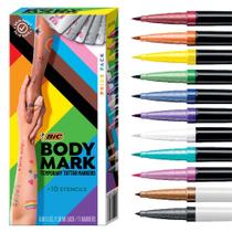 Marcadores de tatuagem temporários BIC BodyMark Pride Pack 11 unidades