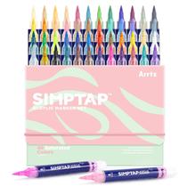 Marcadores de Tinta Acrílica Arrtx Simptap Series - Conjunto com 48 Cores Marcadores de Tinta Acrílica Arrtx Simptap Series - Conjunto com 48 Cores