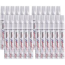 Marcadores de tinta branca à base de óleo, impermeáveis, 24 peças Marcadores de tinta branca à base de óleo, impermeáveis, 24 peças