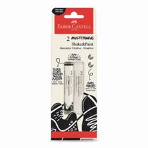 Marcadores Faber-Castell Multisuperfície Preto E Branco