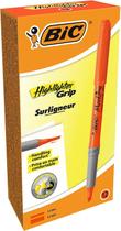 Marcadores fluorescentes BIC Grip color naranja - Paquete de 12 Marcadores fluorescentes BIC Grip color naranja - Paquete de 12