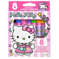 Marcadores Jumbo laváveis Bendon Hello Kitty, 8 unidades