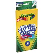 Marcadores laváveis Crayola Ultra-Clean Color Max Fine Line 8