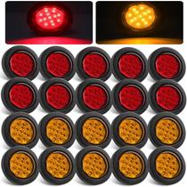 Marcadores LED Konrali 2.5 - Redondos, 13 LEDs com Refletores Marcadores LED Konrali 2.5 - Redondos, 13 LEDs com Refletores