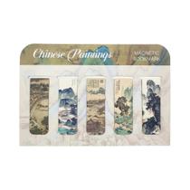 Marcadores Magnéticos De Pintura Chinesa 5 Peças: Material Escolar Para Anotações E Leitura DIY