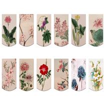 Marcadores magnéticos Frclona 12PCS Magnet Page Markers Floral