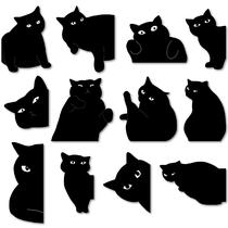 Marcadores magnéticos yasest Cute Cat, conjunto variado de 12 peças