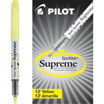 Marcadores Marca-Texto PILOT Spotliter Supreme Ponta Cincel Amarelo Pacote com 12 Marcadores Marca-Texto PILOT Spotliter Supreme Ponta Cincel Amarelo Pacote com 12