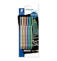 Marcadores Metálicos STAEDTLER 8323-S BK5 Paquete de 5 Colores Surtidos Marcadores Metálicos STAEDTLER 8323-S BK5 Paquete de 5 Colores Surtidos