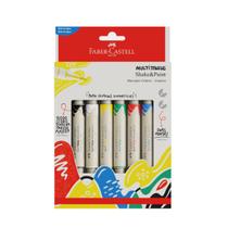 Marcadores MultiMark Multisuperfície Cores Básicas Faber-Castell