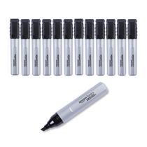 Marcadores permanentes Amazon Basics Black, pacote com 12
