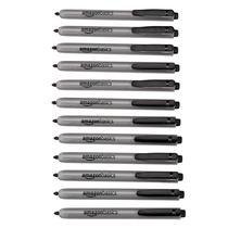 Marcadores permanentes Amazon Basics retráteis 12 Black Count Marcadores permanentes Amazon Basics retráteis 12 Black Count