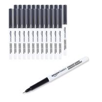 Marcadores permanentes Amazon Basics Ultra Fine Point Black, pacote com 24 Marcadores permanentes Amazon Basics Ultra Fine Point Black, pacote com 24