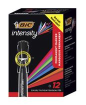 Marcadores permanentes BIC Intensity Extra Large Chisel Tip x12