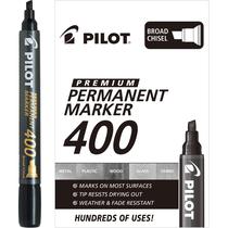 Marcadores permanentes PILOT Premium 400 Broad Chisel Tip x12 Marcadores permanentes PILOT Premium 400 Broad Chisel Tip x12