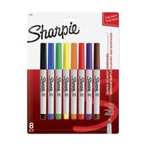Marcadores permanentes SHARPIE 37600PP Ultra Fine Point 8 cores