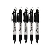 Marcadores permanentes Sharpie Mini Fine Point Black Ink x5 Marcadores permanentes Sharpie Mini Fine Point Black Ink x5