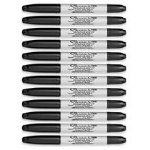 Marcadores permanentes Sharpie Twin-Tip Ultra Fine/Fine 12 unidades Marcadores permanentes Sharpie Twin-Tip Ultra Fine/Fine 12 unidades