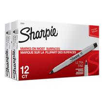 Marcadores permanentes Sharpie Ultrafine Point Black 24 unidades