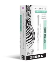 Marcadores Zebra Pen Mildliner de ponta dupla, pacote com 12, magenta Marcadores Zebra Pen Mildliner de ponta dupla, pacote com 12, magenta