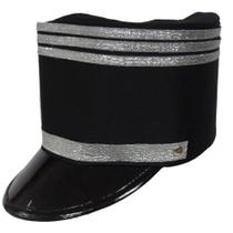Marching Band Hat Dress Up America Black para adultos