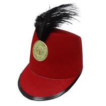 Marching Band Hat Dress Up America Red Band Major Adult