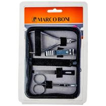 Marco Boni Kit Premium Mini Estojo Manicure com Tesoura, Lixa Metálica, Cortador de Unhas e Alicate de Cutículas 6156 Marco Boni Kit Premium Mini Estojo Manicure com Tesoura, Lixa Metálica, Cortador de Unhas e Alicate de Cutículas 6156