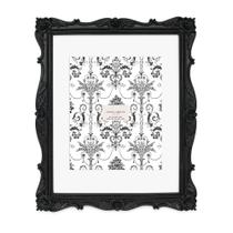 Marco de Fotos Laura Ashley Negro Ornamental 28x35 cm Resina Marco de Fotos Laura Ashley Negro Ornamental 28x35 cm Resina