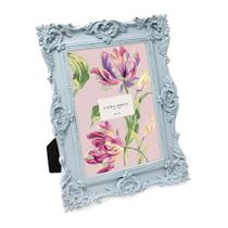 Marco para fotos Laura Ashley 5x7 Azul Polvo con Resina Ornamental Marco para fotos Laura Ashley 5x7 Azul Polvo con Resina Ornamental