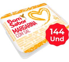 Margarina Bom Sabor 10g Blister Sachê 144un - Caixa Fechada Margarina Bom Sabor 10g Blister Sachê 144un - Caixa Fechada