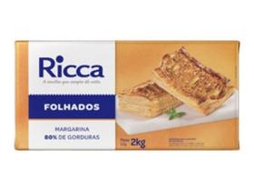 Margarina Folhada Ricca 2kg Bunge Margarina Folhada Ricca 2kg Bunge