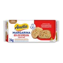 Margarina para folheados 2kg amelia