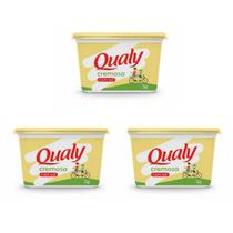 Margarina Qualy com Sal 1KG Kit 3 Potes