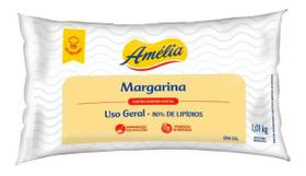 Margarina Uso Geral Amelia 1kg Sem Sal