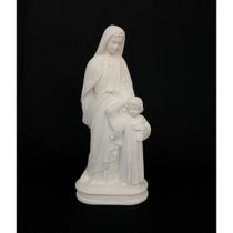 Maria passa na frente 30cm gesso cru Maria passa na frente 30cm gesso cru