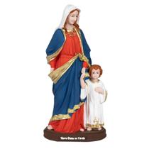 Maria passa na frente em resina 30cm imagem catolica