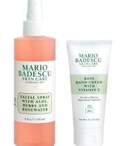 Mario Badescu Kit Rose Facial Spray 236ml & Hand Cream Vitamin E 85g