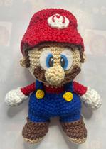 Mario Bros Amigurumi Boneco de Crochê