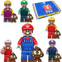 MARIO BROS JOGO NINTENDO PRESENTE CRIATIVO 6 BONECOS MELHOR COLEÇÃO BLOCOS DE MONTAR LETS GO 67 peças MARIO BROS JOGO NINTENDO PRESENTE CRIATIVO 6 BONECOS MELHOR COLEÇÃO BLOCOS DE MONTAR LETS GO 67 peças