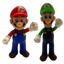 Mario e Luigi - Kit com 2 bonecos pequenos Mario e Luigi - Kit com 2 bonecos pequenos