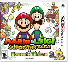 Mario E Luigi Superstar Saga + Bowsers Minions 3DS Midia Fisica