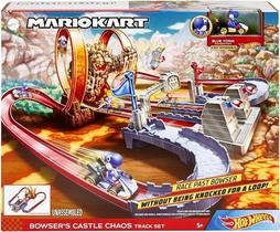 Mario Kart: Pista Castelo do Caos de Bowser - Hot Wheels - Mattel