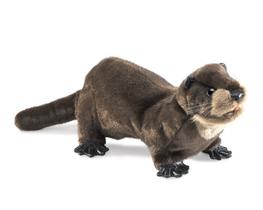 Marionete à mão Folkmanis River Otter Brown