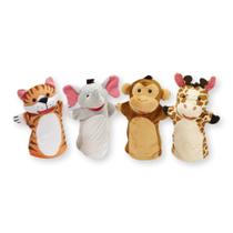 Marionetes de Mão Melissa & Doug - Animais do Zoológico - Brinquedo Infantil a partir de 3 anos