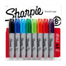 Marker Sharpie Flip Chart Chisel Tip, cores variadas, 8x2