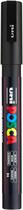 Marker Uni-Ball Posca 3M Black para materiais de arte e escolas Marker Uni-Ball Posca 3M Black para materiais de arte e escolas