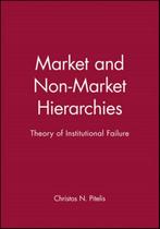 MARKET AND NON MARKET HIERARCHIES - THEORY OF INSTITUTIONAL FAILURE -