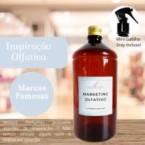 Marketing Olfativo - Aromatizador de Ambiente Spray 1L - Inspiração Marcas Famosas