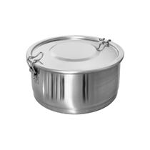 Marmita Alumínio 500ml 12cm Tampa Com Trava Resistente N12 Marmita Alumínio 500ml 12cm Tampa Com Trava Resistente N12