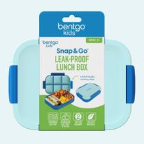 Marmita Bento Box Bentgo Kids Snap Go - Original Prova Vazamento Azul Marmita Bento Box Bentgo Kids Snap Go - Original Prova Vazamento Azul